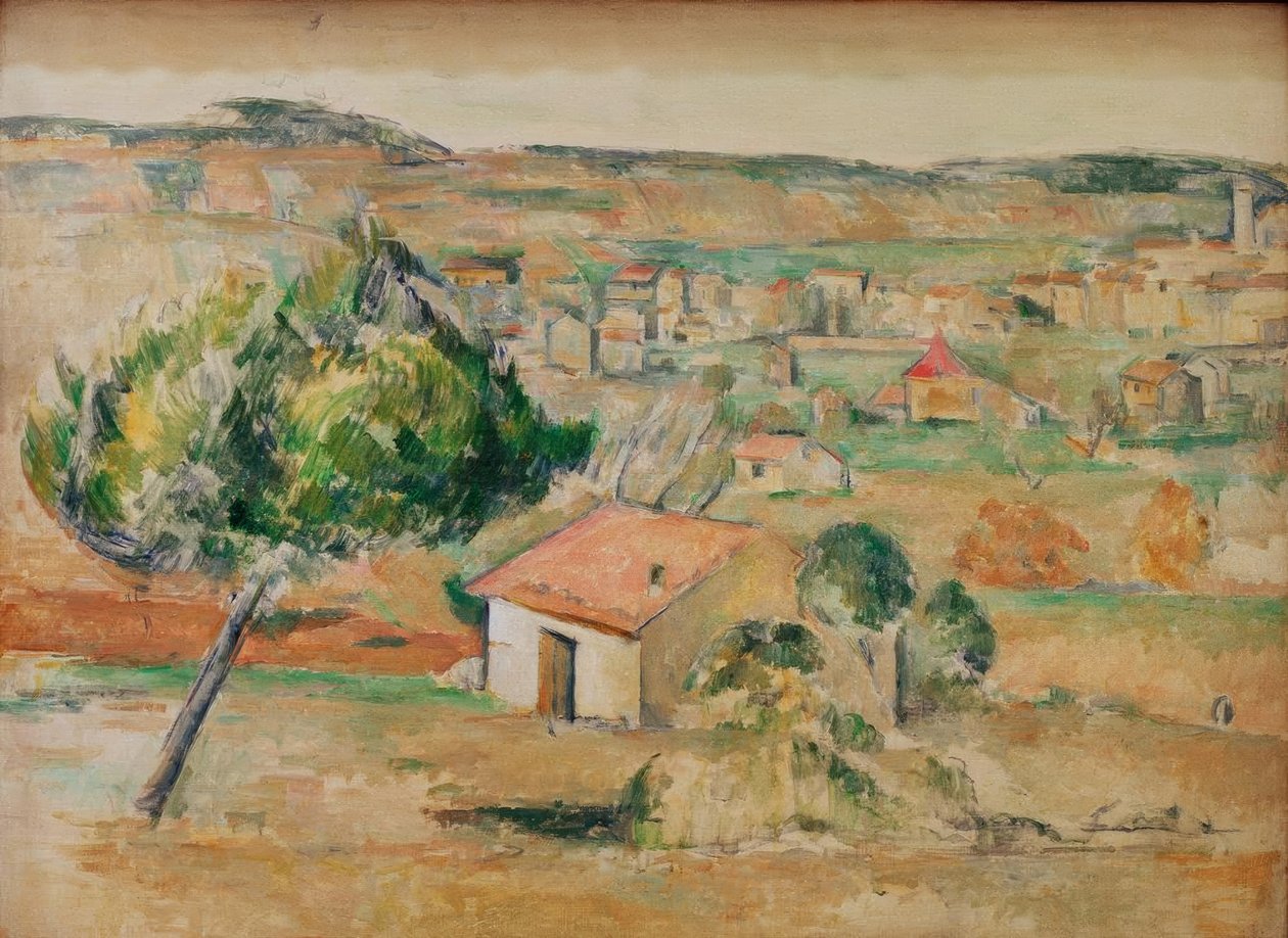 Provensalsk slätt av Paul Cézanne