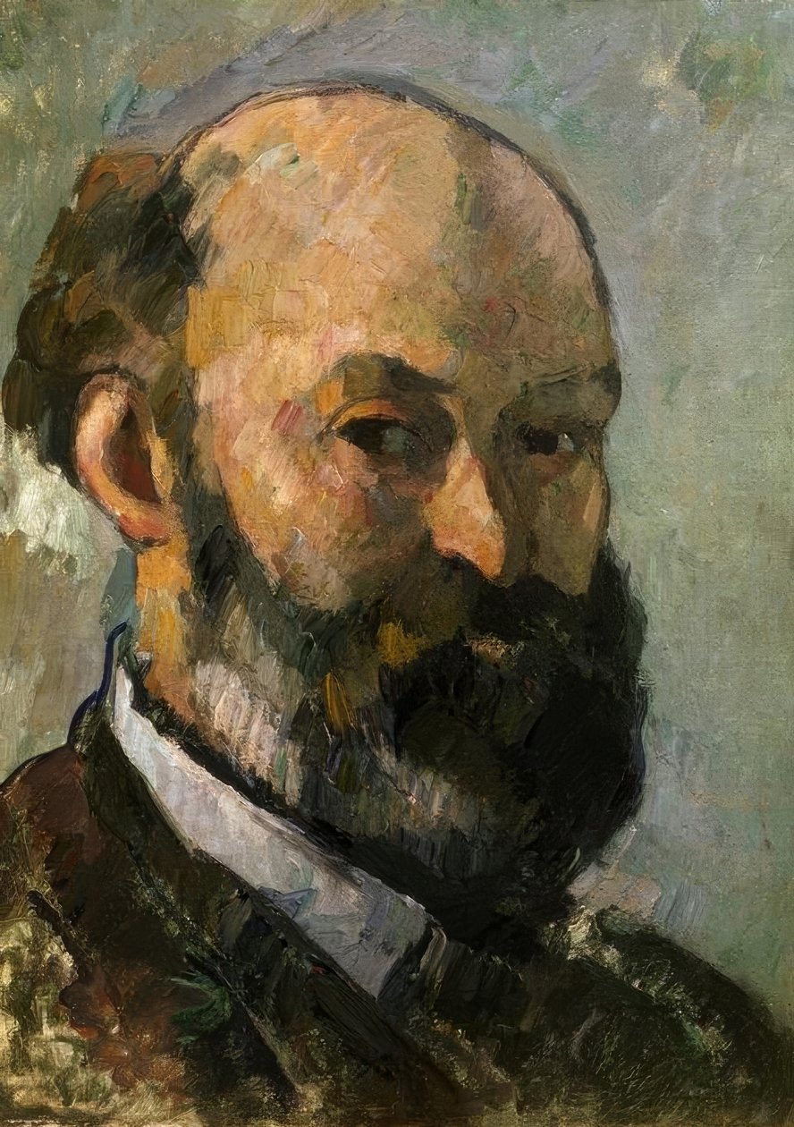 Porträtt av Cézanne av Paul Cézanne