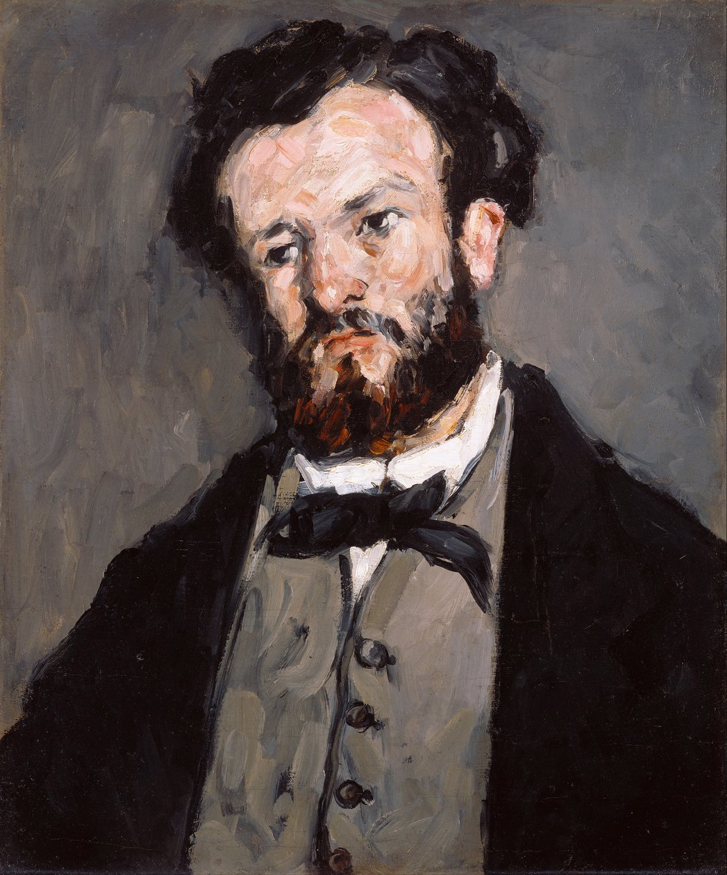 Porträtt av Anthony Valabrègue, 1869-1871 av Paul Cézanne