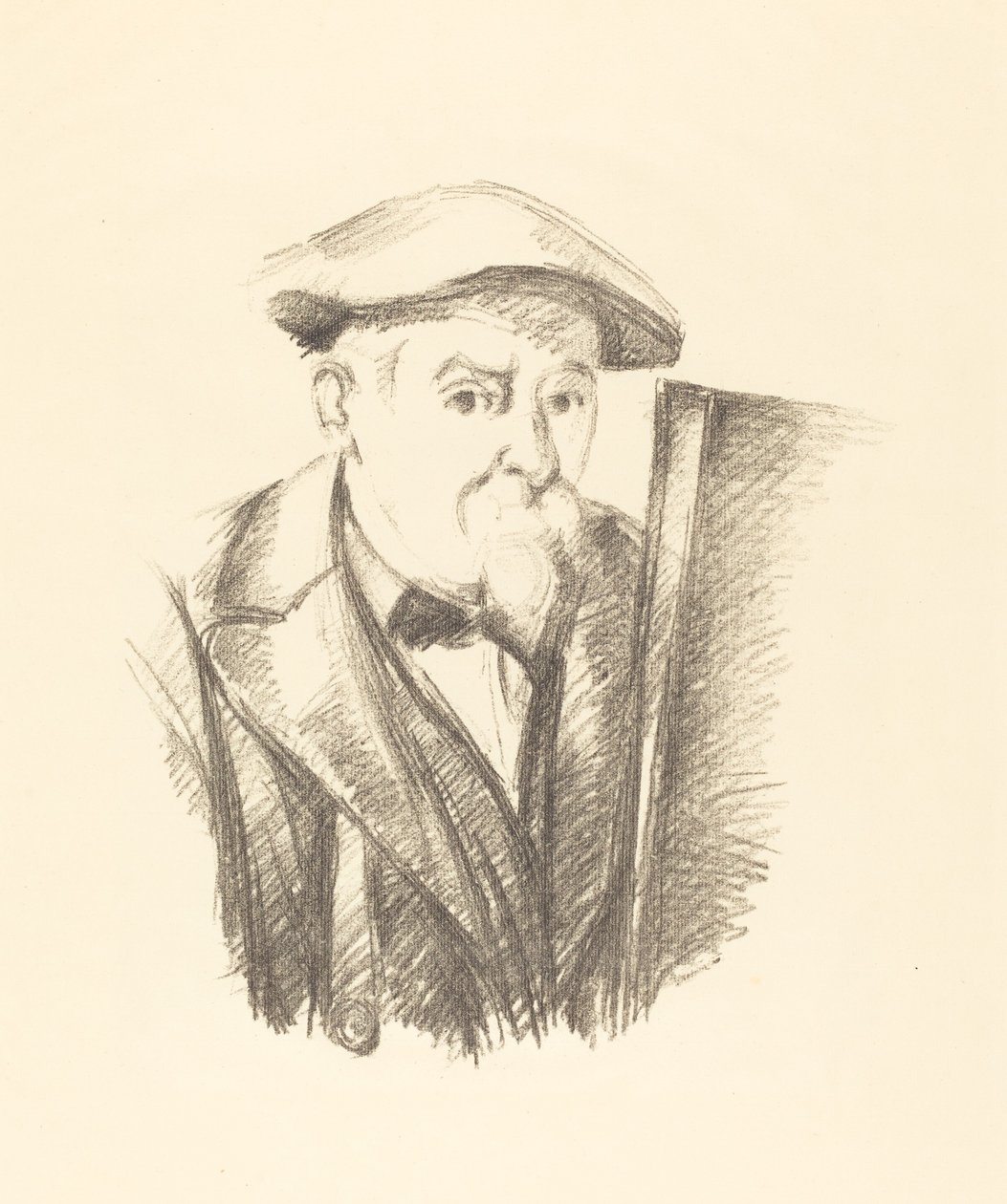 Självporträtt av Paul Cézanne
