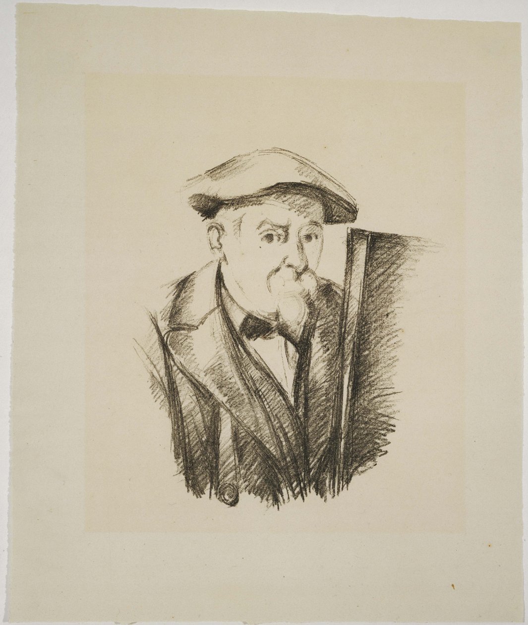 Självporträtt av Paul Cézanne