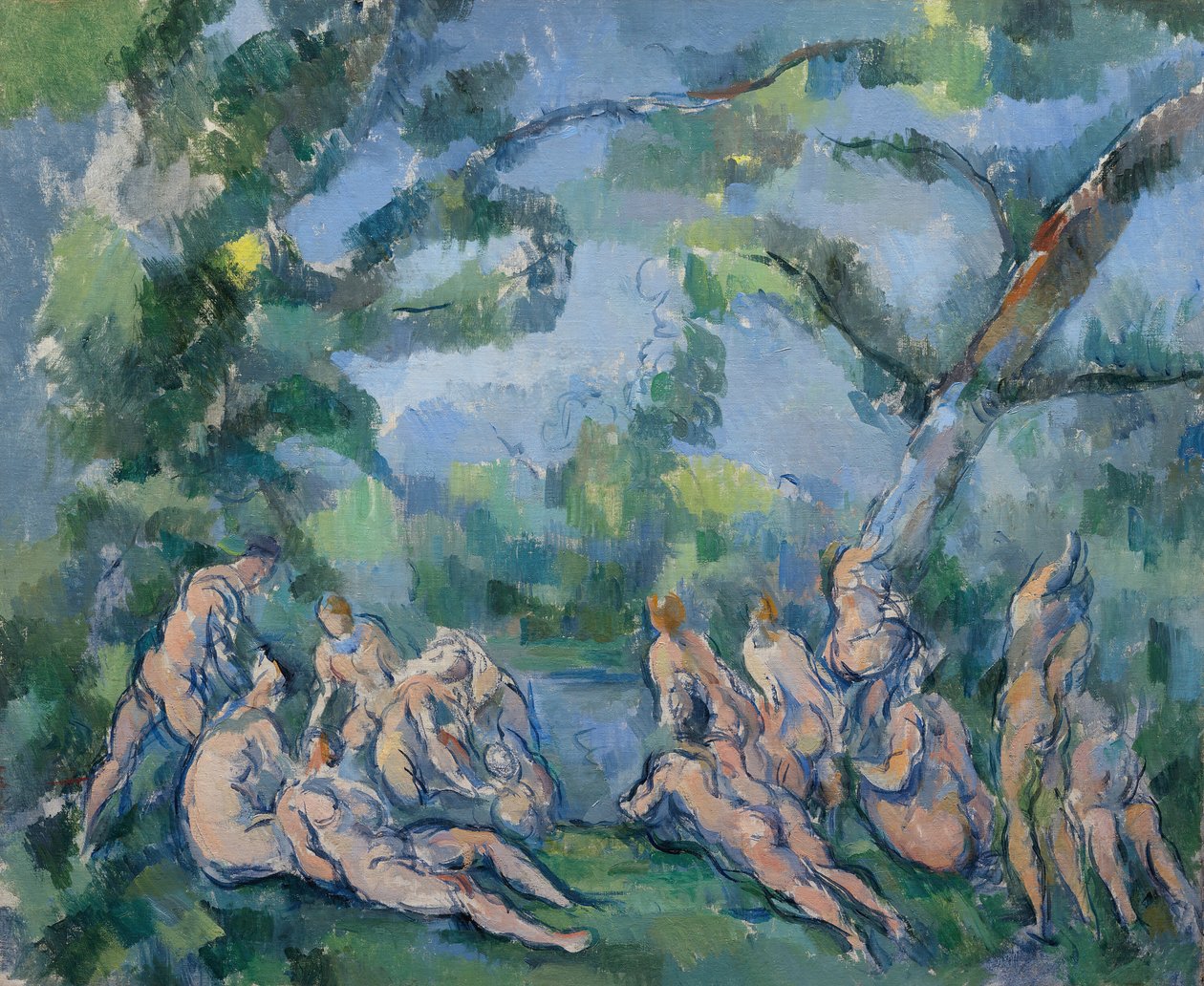 Badarna, 18991904. av Paul Cézanne