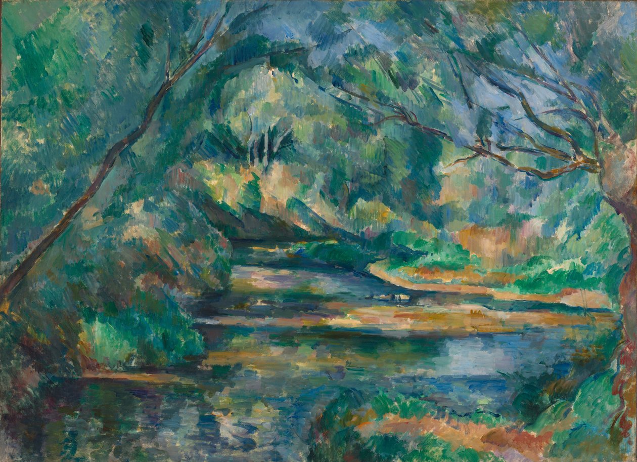 Bäcken, ca 1895-1900 av Paul Cézanne