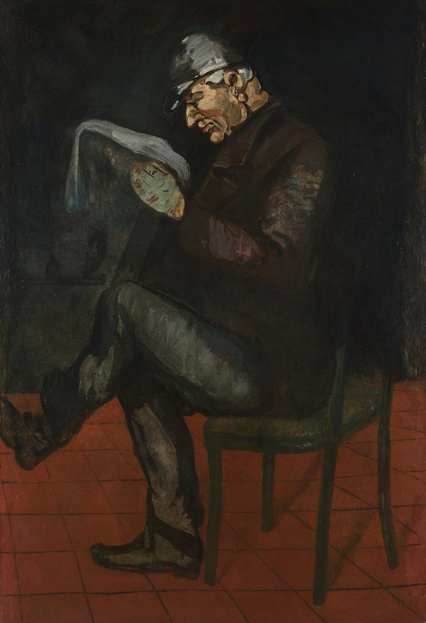 Målarnas fader, Louis-Auguste Cézanne, ca 1865 av Paul Cézanne