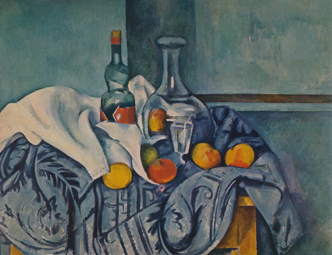 Pepparmyntsflaskan, 1893-1895 av Paul Cézanne
