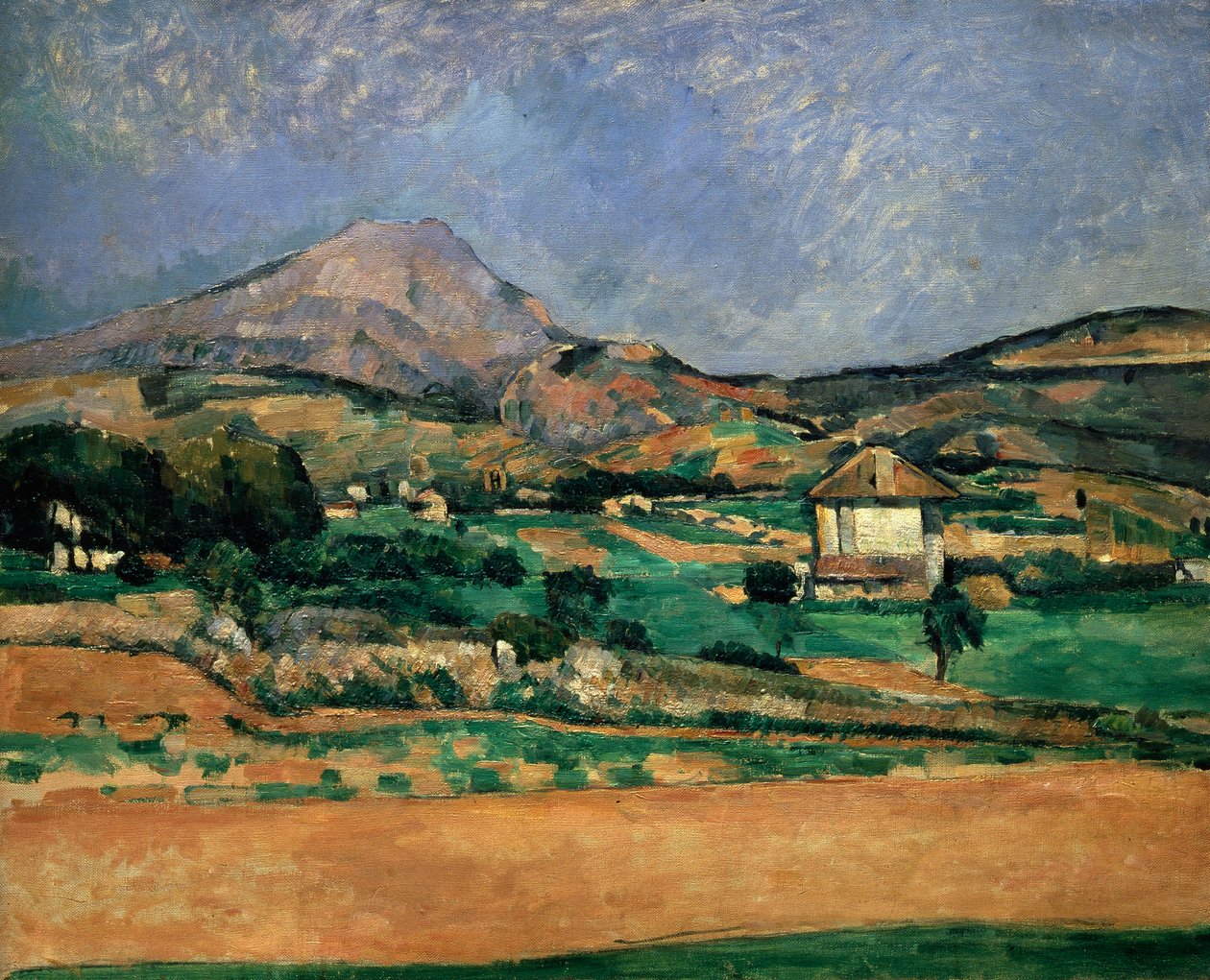 Slätten vid Mont Sainte-Victoire, 1882-1885. av Paul Cézanne