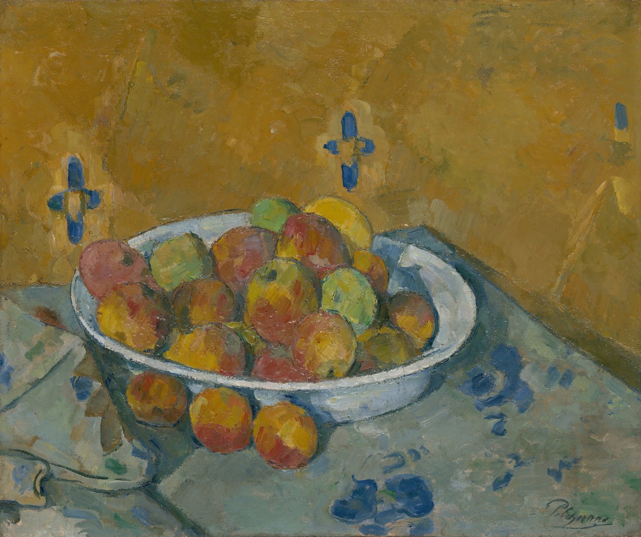 Äppletallriken, ca. 1877. av Paul Cézanne