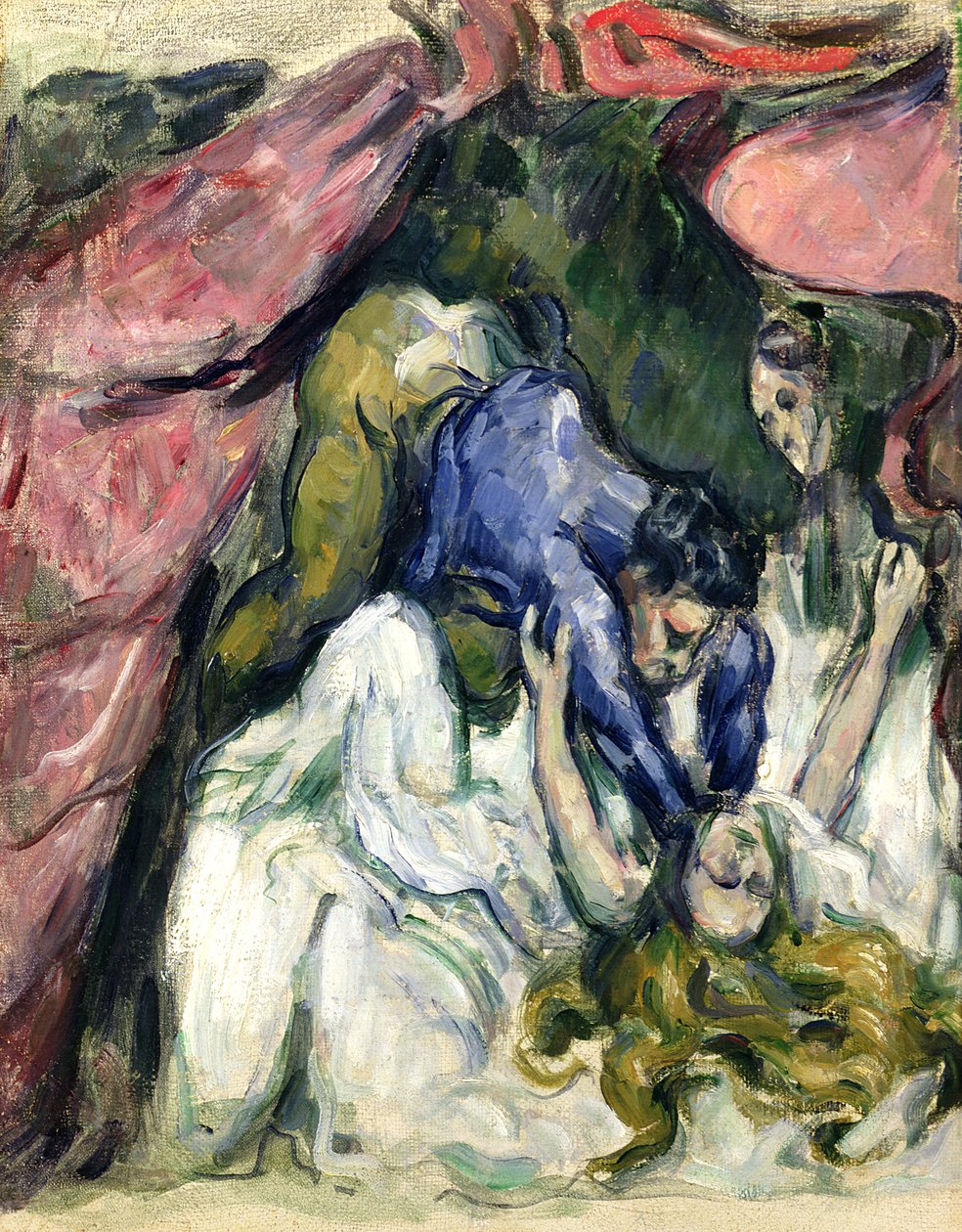 The Straangled Woman, ca 1870-72 (olja på duk) av Paul Cézanne