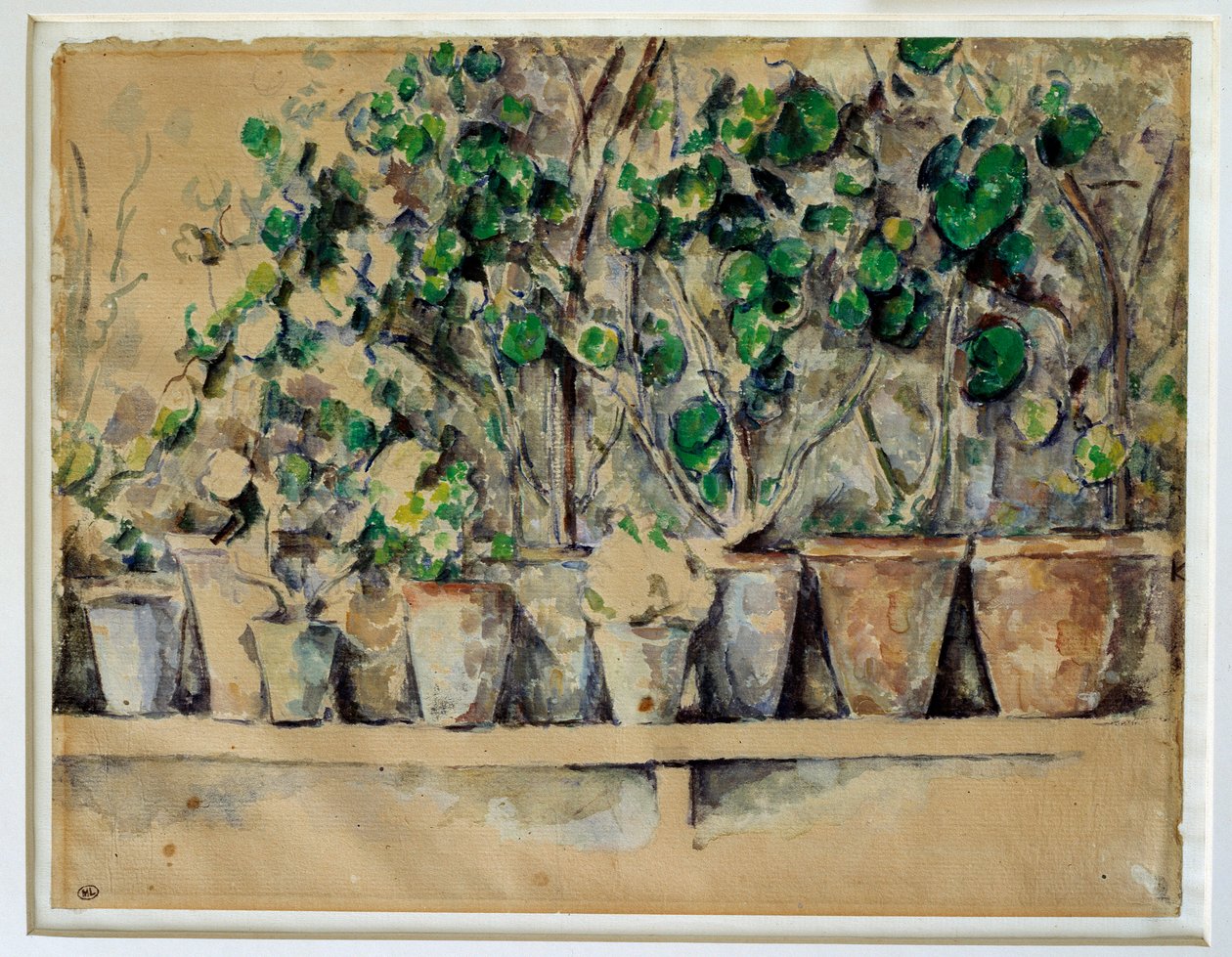 Blomkrukorna Paul Cezanne av Paul Cézanne