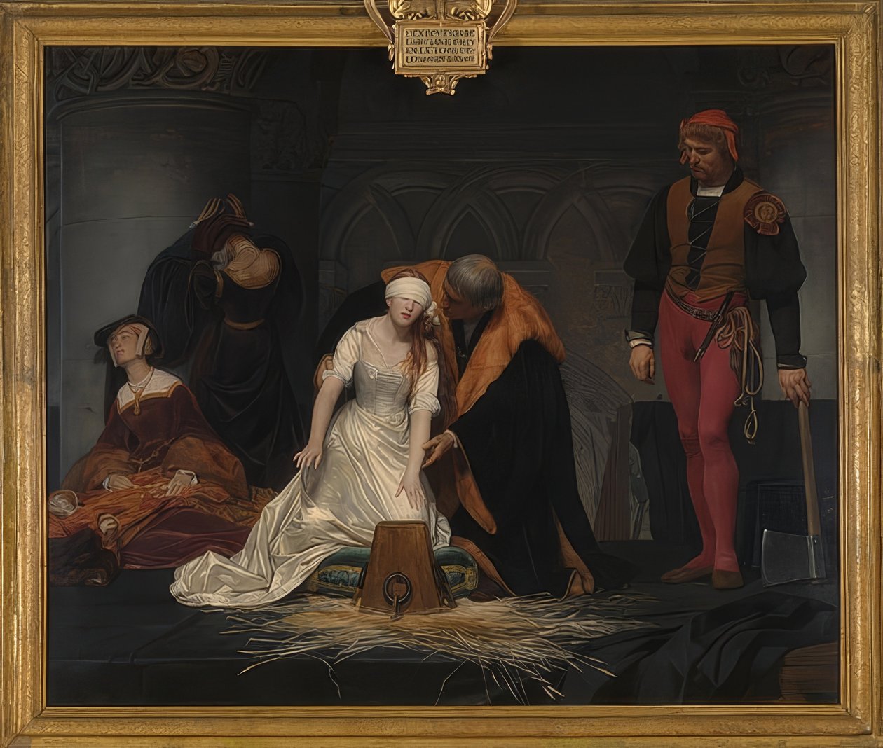 Avrättningen av Lady Jane Gray. 1833 av Paul Delaroche