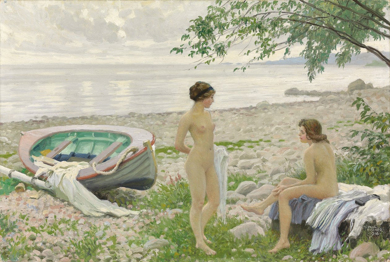 På stranden av Paul Fischer