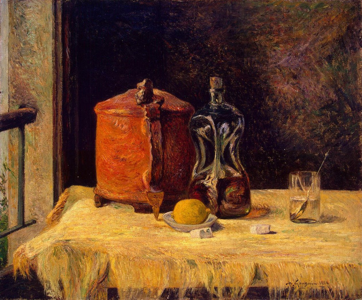 Vid fönstret av Paul Gauguin