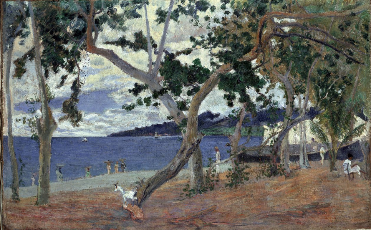 Vid havet, Martinique. av Paul Gauguin
