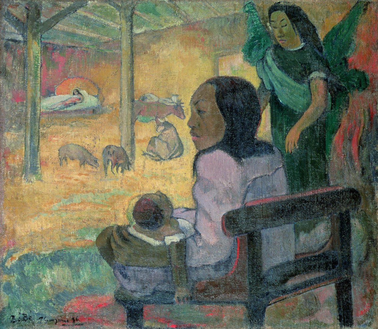 Be Be (The Nativity) av Paul Gauguin