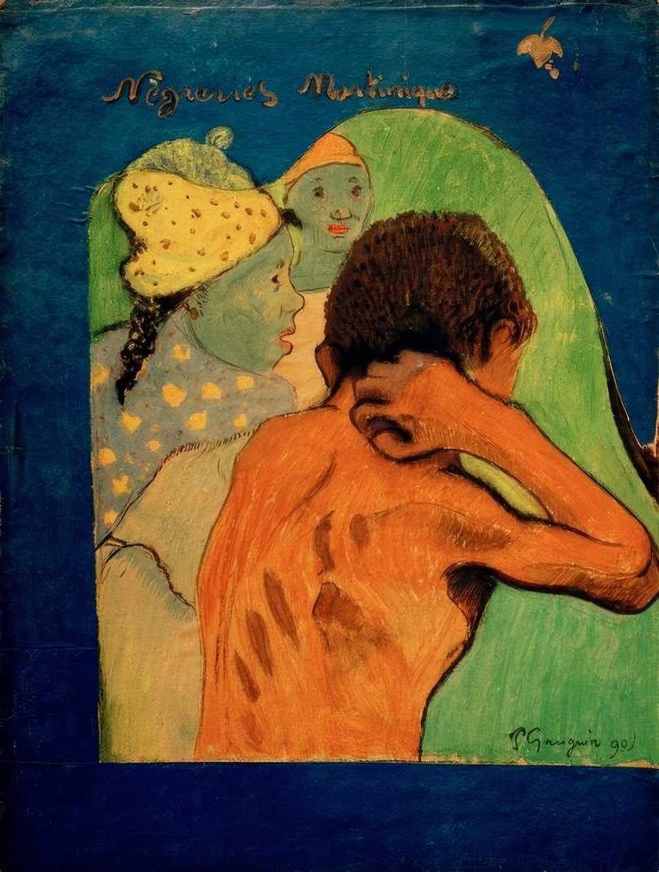Svart Martinique av Paul Gauguin