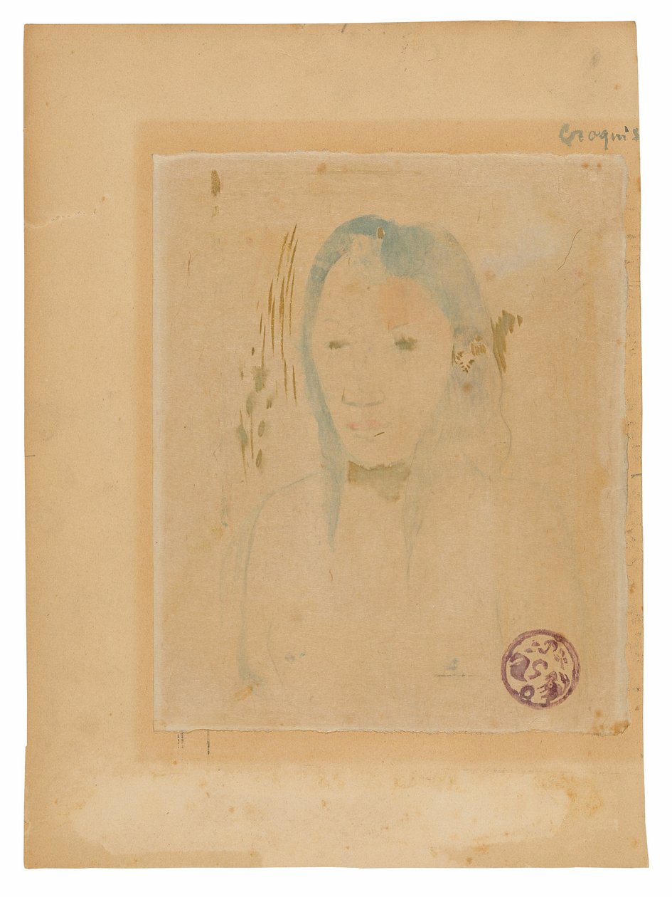Byst av en tahitisk kvinna av Paul Gauguin