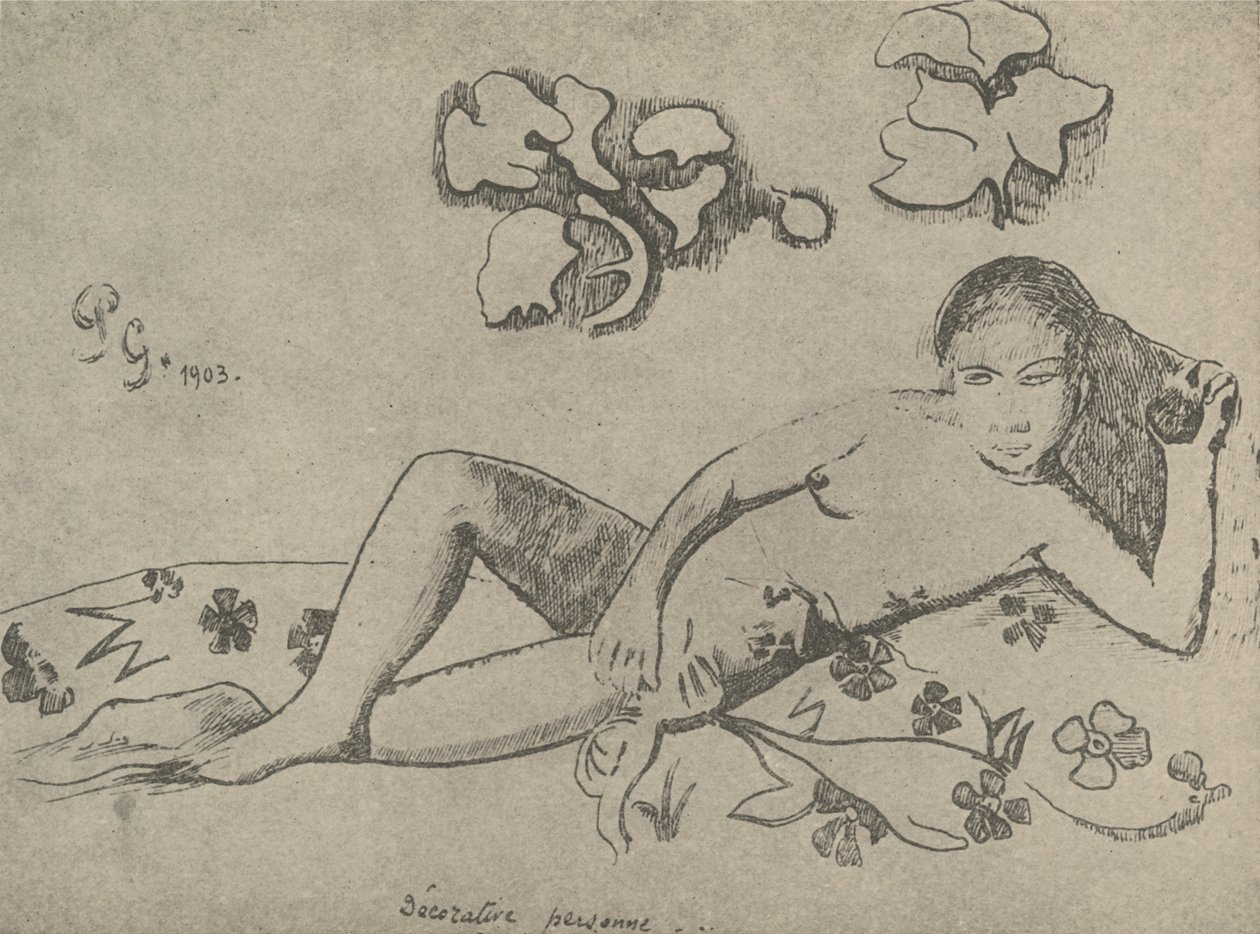 Dekorativ figur, 1936. av Paul Gauguin