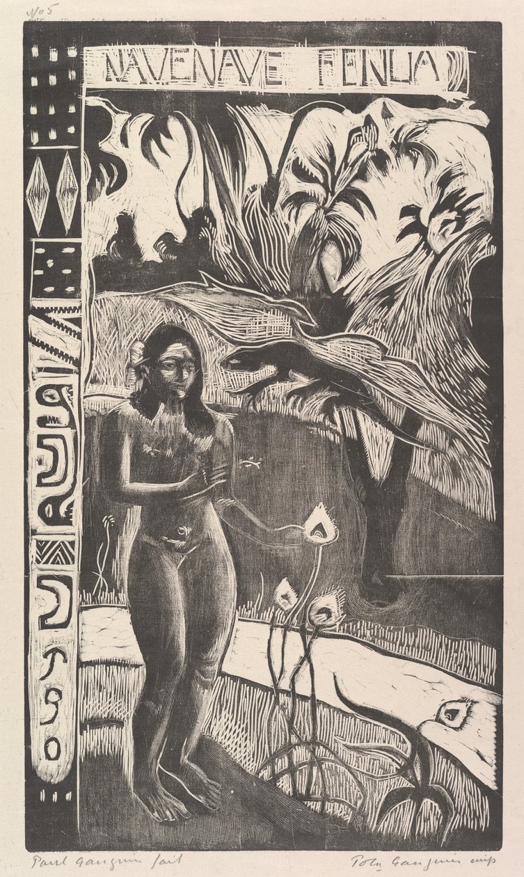 Förtjusande land, 1893-94. av Paul Gauguin