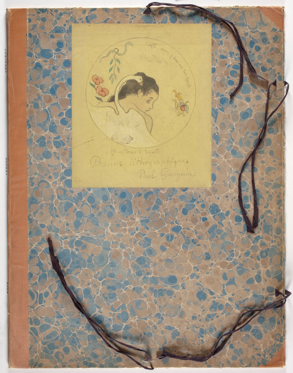 Design för en tallrik - Leda av Paul Gauguin