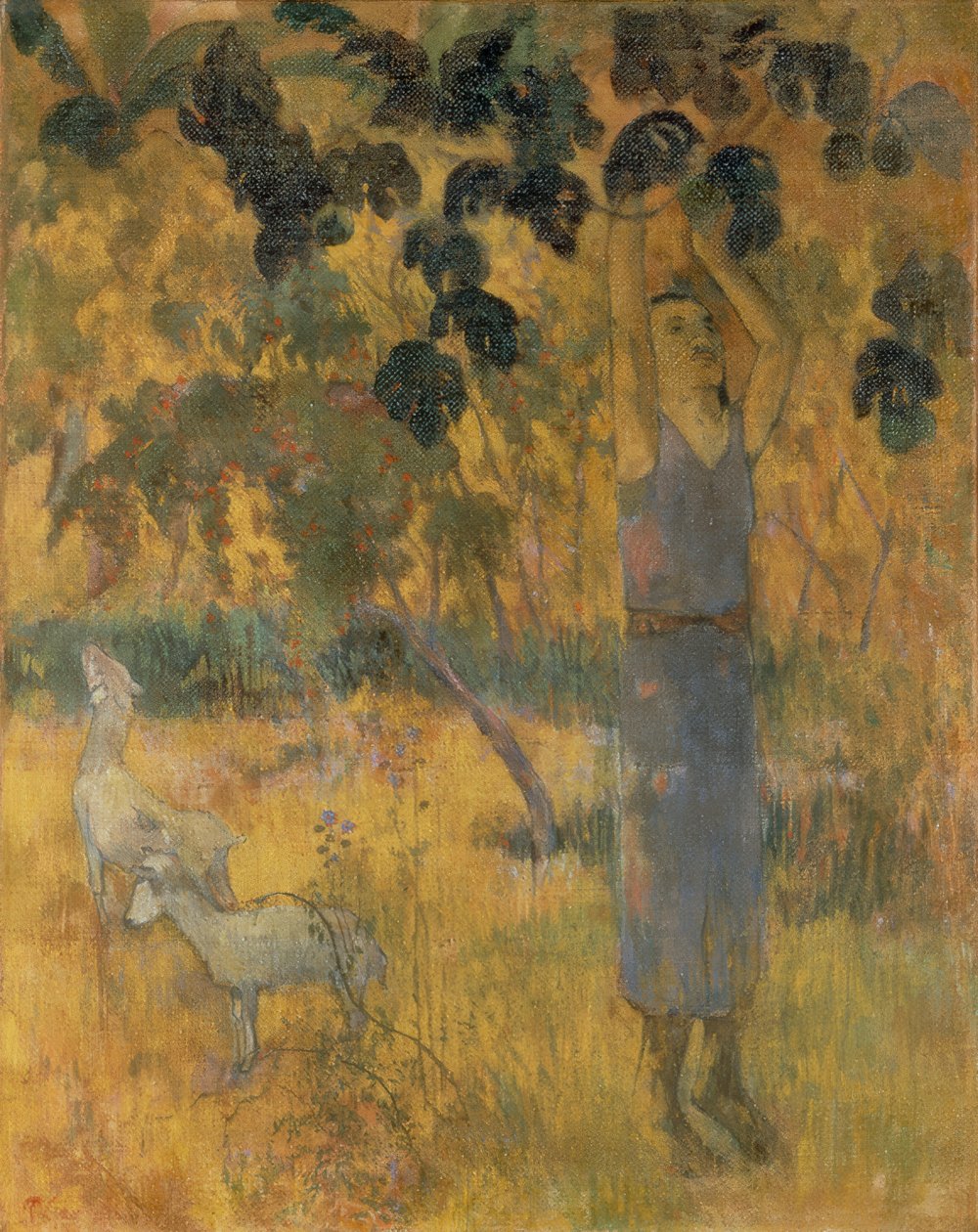 Skörden av Paul Gauguin