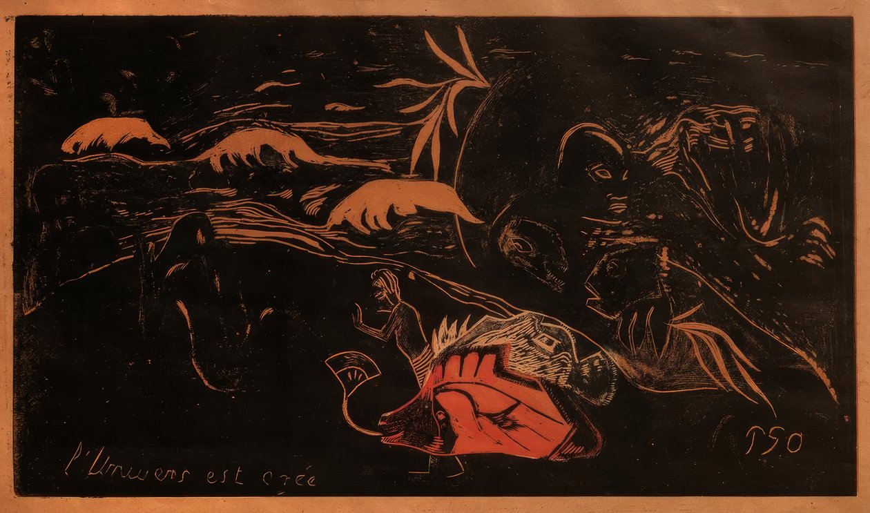 Universums skapelse av Paul Gauguin