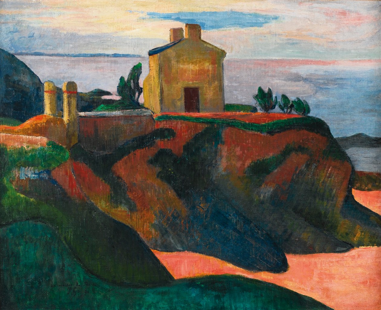 Franska: La Maison du Pan-du av Paul Gauguin