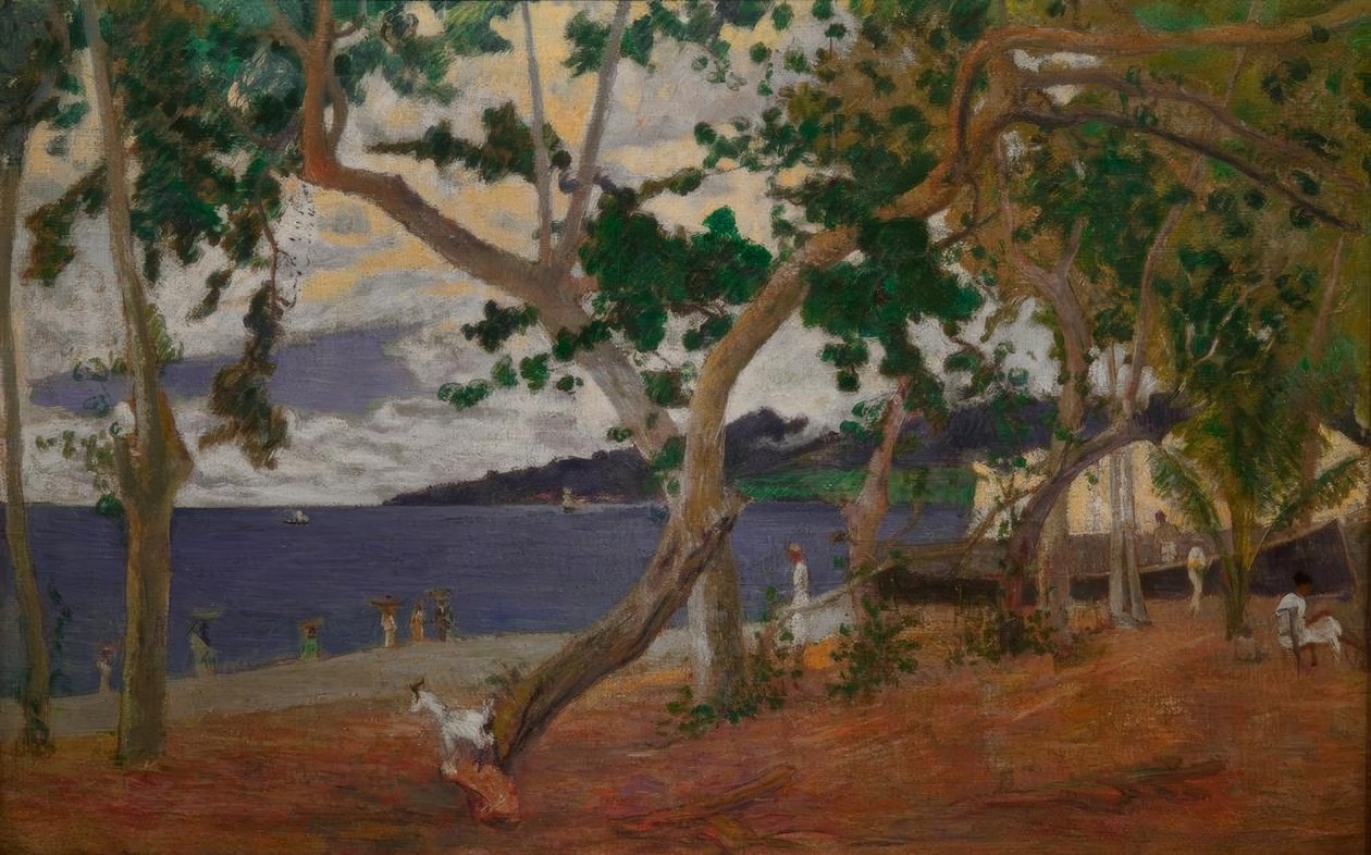 Kustlandskap av Paul Gauguin