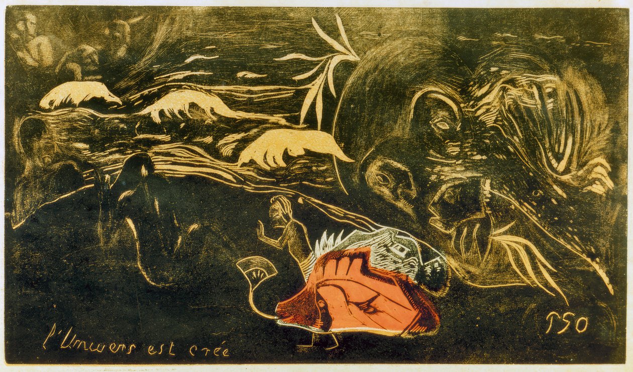 Universum skapas av Paul Gauguin