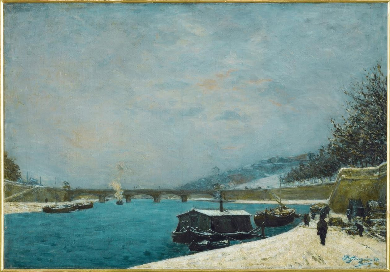 Seinen vid Pont de Jena av Paul Gauguin