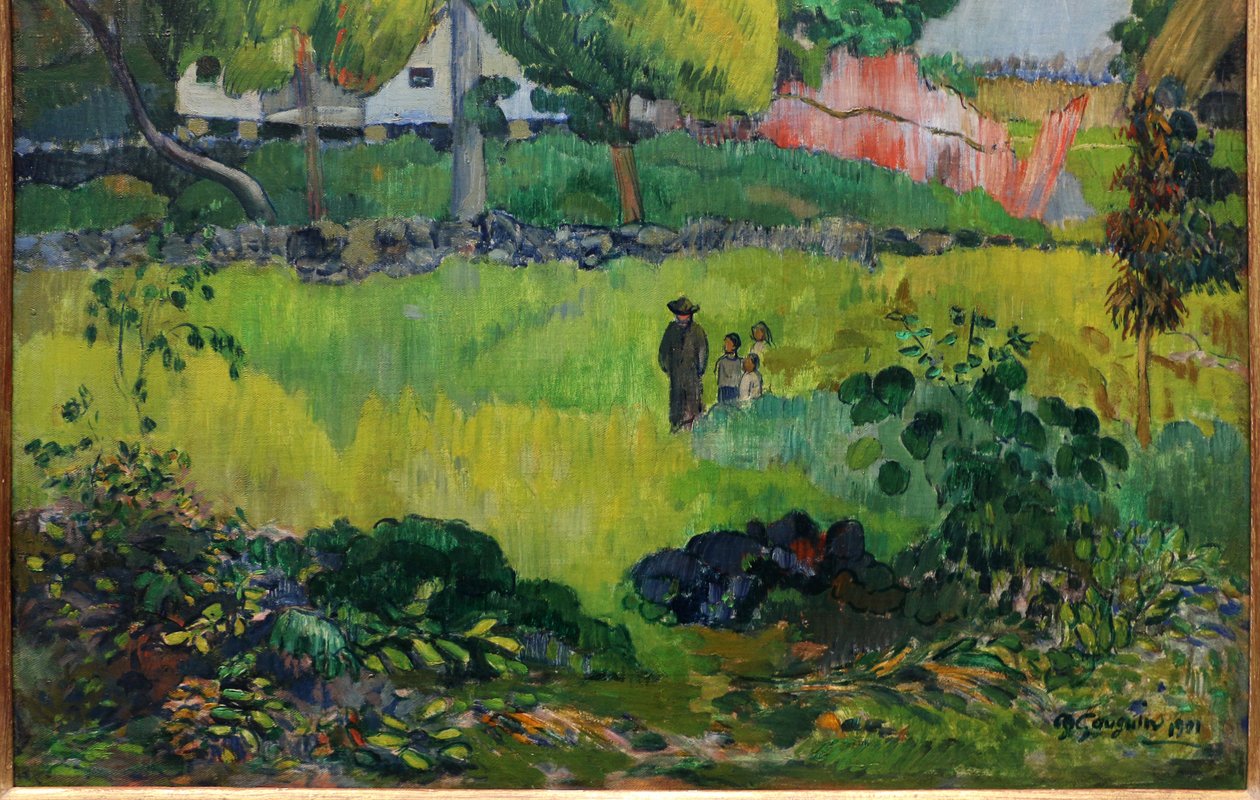 Landskap av Paul Gauguin