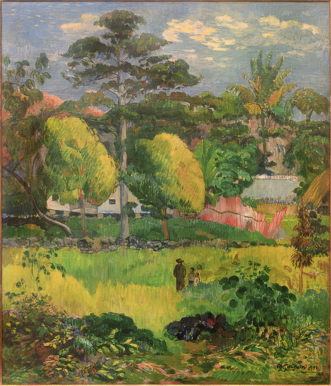 Landskap, 1901 av Paul Gauguin