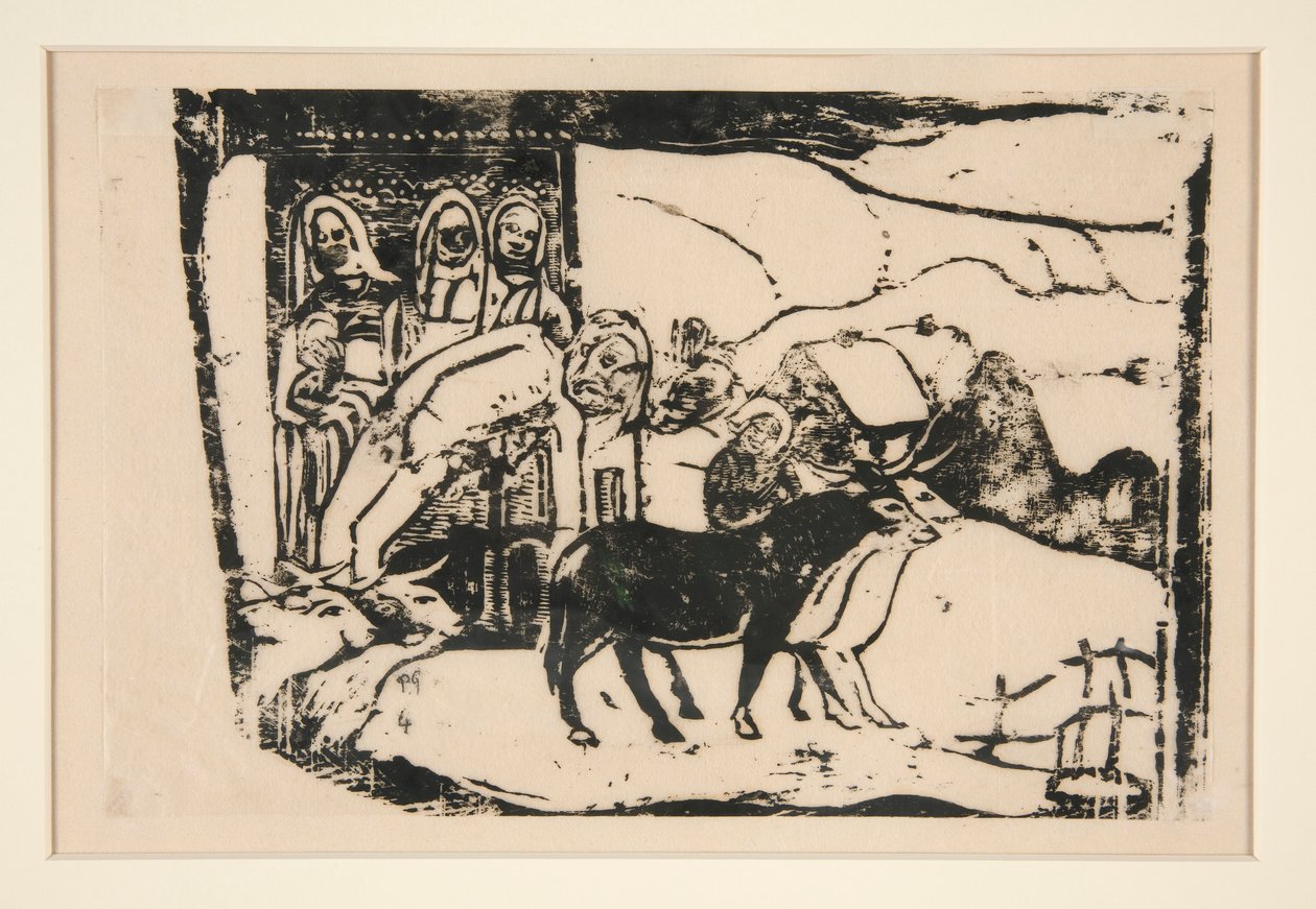 Bretonska Golgata av Paul Gauguin