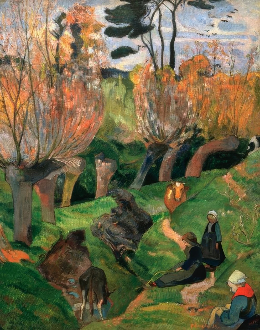 Willows av Paul Gauguin