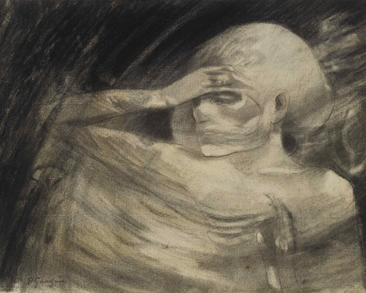 Madame La Mort, 1890-1891. av Paul Gauguin