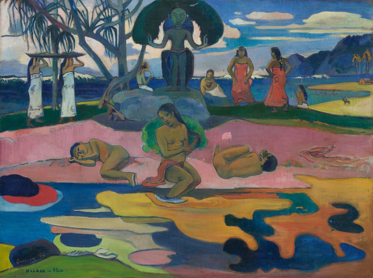 Mahana no atua (Guds dag) av Paul Gauguin