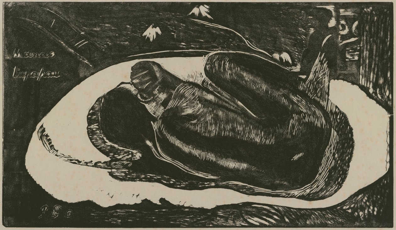 Manao Tupapau (Spirit of the Dead tittar på) av Paul Gauguin