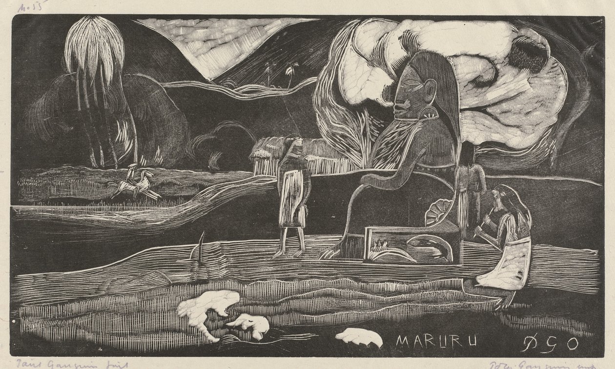 Maruru Tack, 18941895. av Paul Gauguin