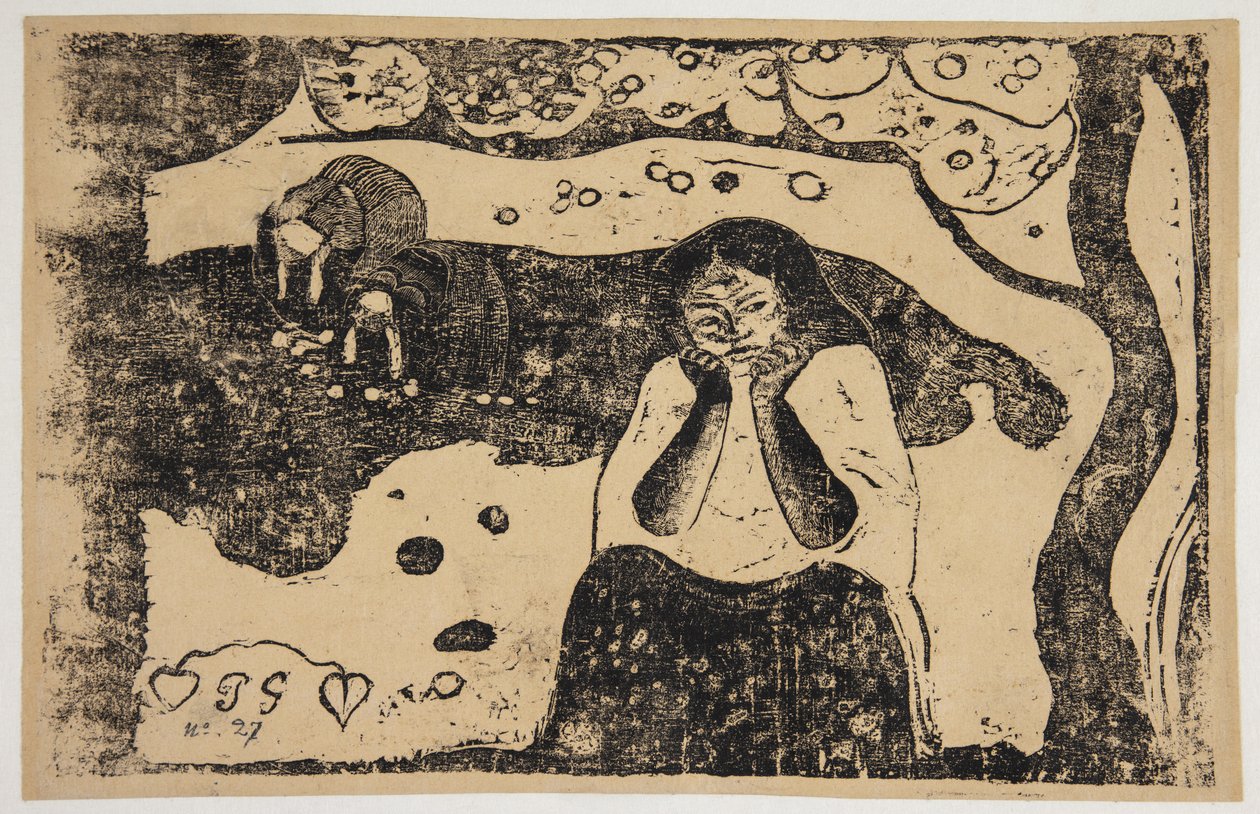 Mänskligt elände. av Paul Gauguin