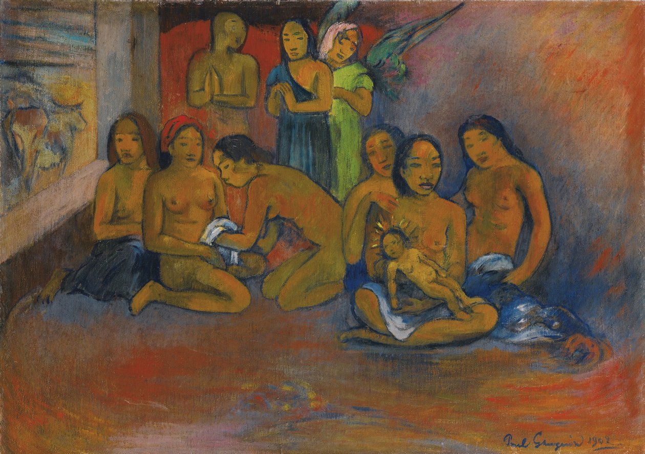 Födelse, 1902 av Paul Gauguin