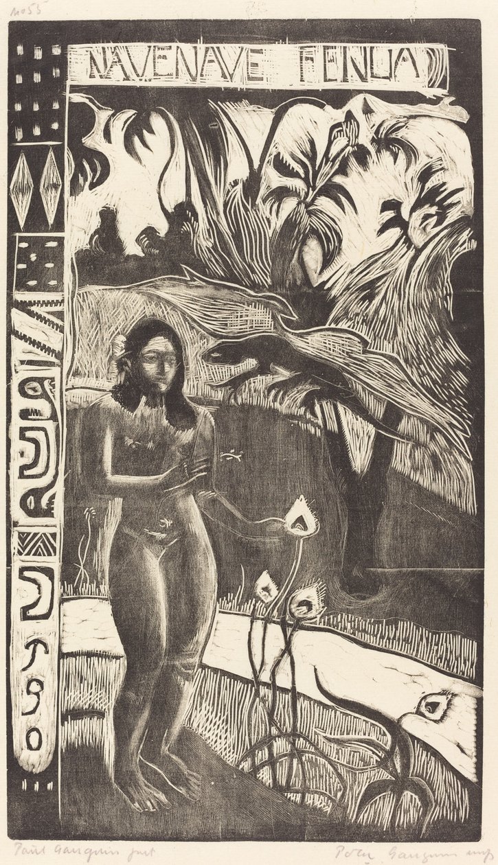 Nave Nave Fenua (Delightful Land) av Paul Gauguin