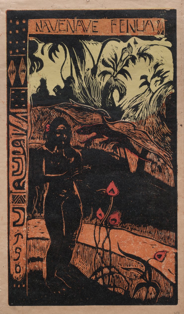 Nave Nave Fenua (doftande ö) av Paul Gauguin