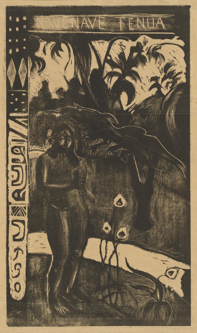 Nave Nave Fenua Delightful Land, 18941895. av Paul Gauguin