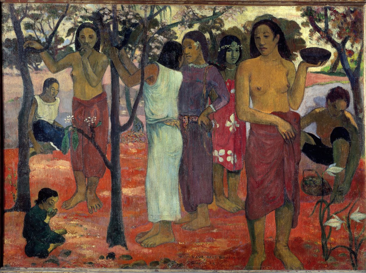 Nave Nave Mahana av Paul Gauguin