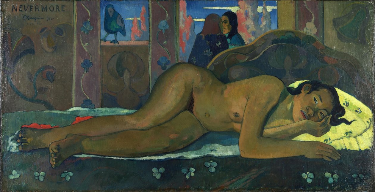 Aldrig mer

Alternativ titel:  Nevermore O Taïti av Paul Gauguin
