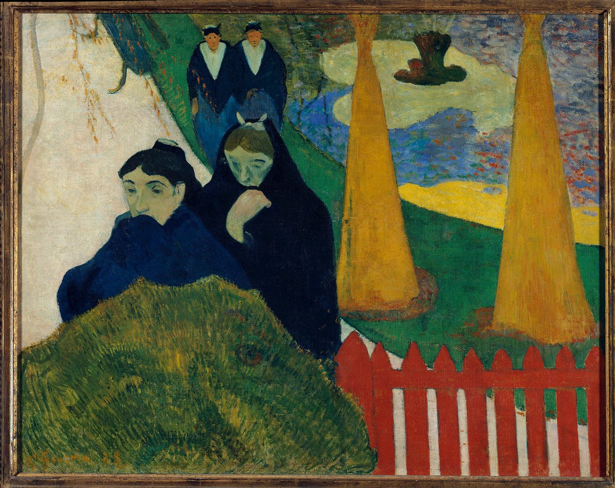 Gamla kvinnor i Arles av Paul Gauguin