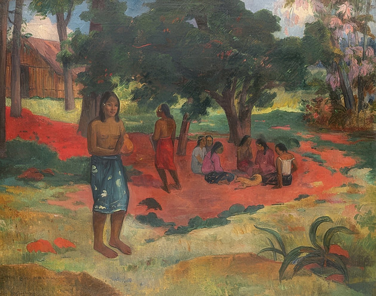 Parau Parau (Viskade ord). 1892 av Paul Gauguin