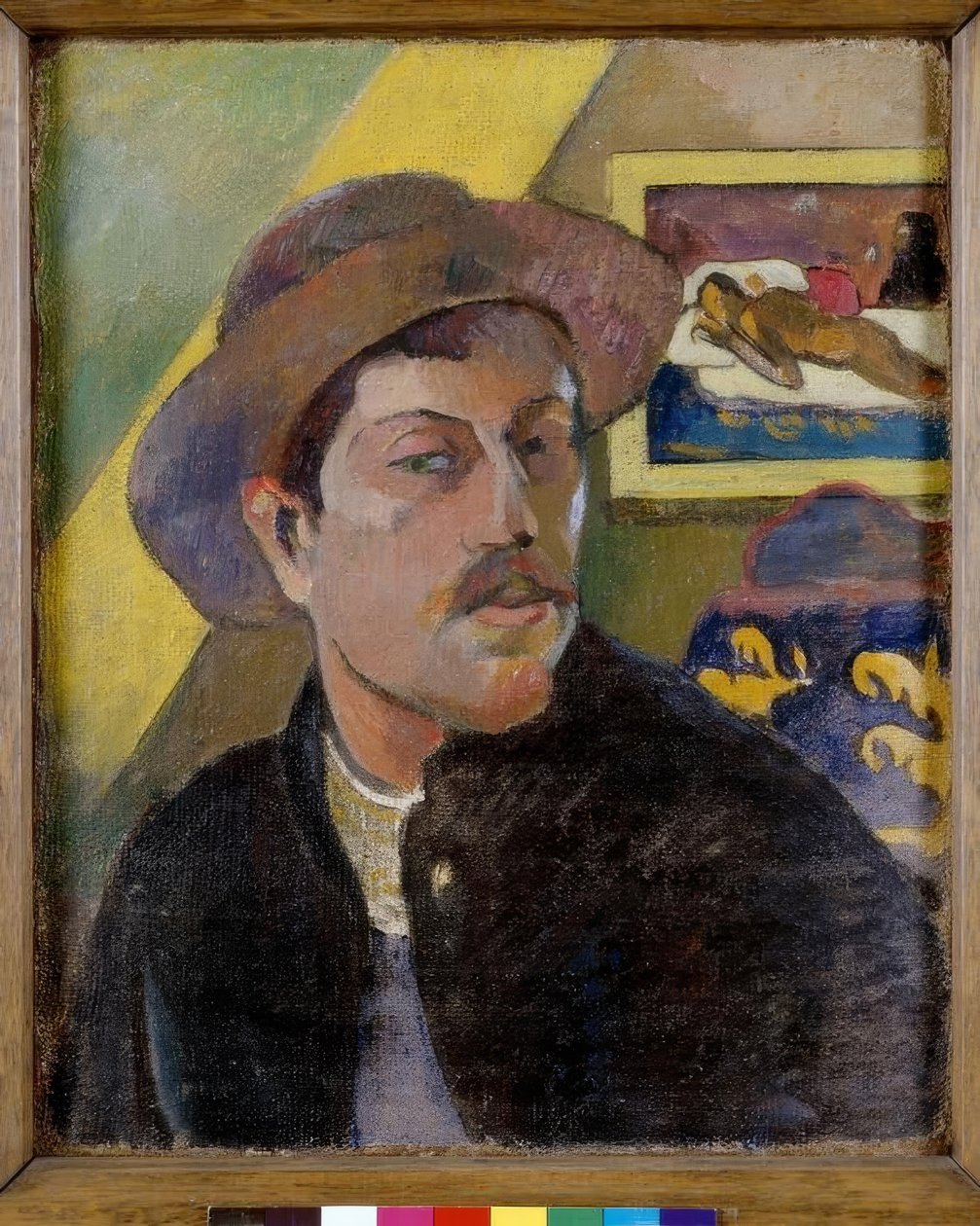 Porträtt av konstnären av Paul Gauguin