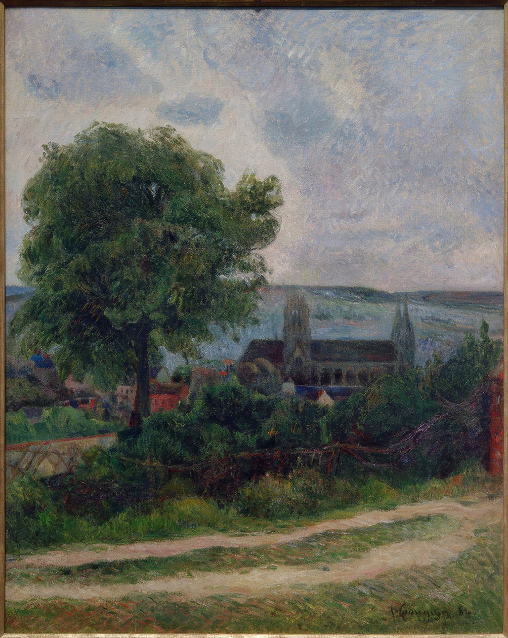 Rouen, Kirche Saint-Ouen av Paul Gauguin