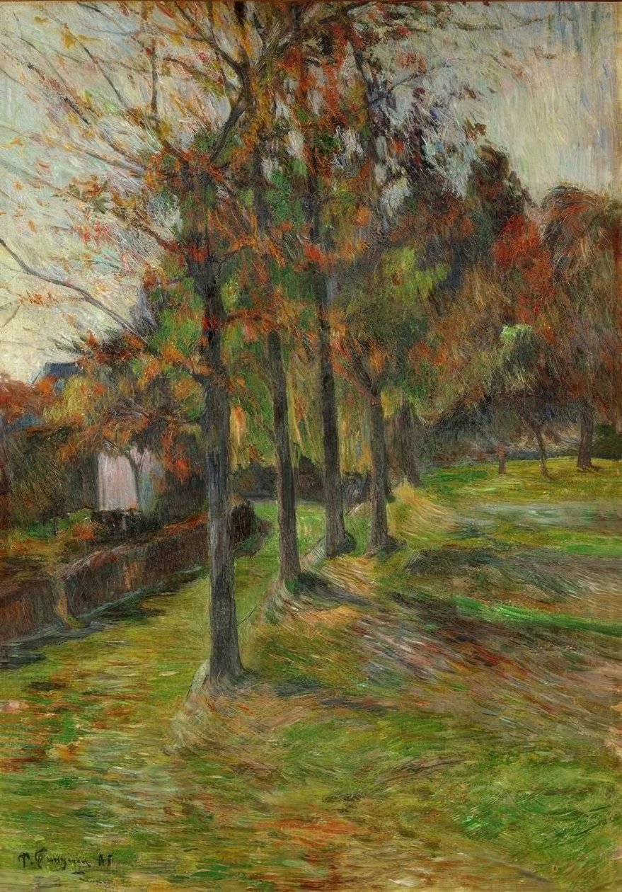 Rouen II väg av Paul Gauguin
