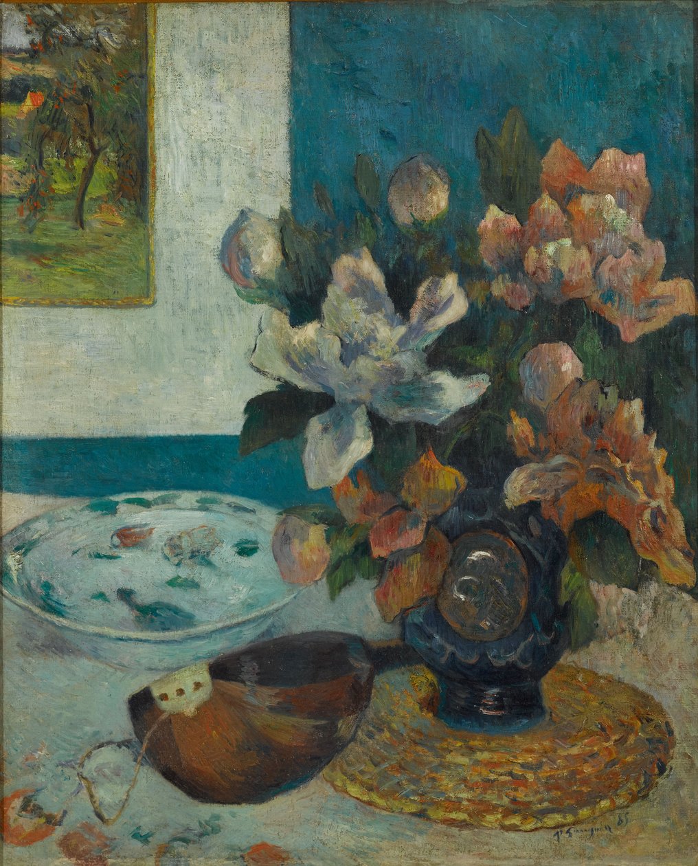 Stilleben med mandolin, 1885. av Paul Gauguin